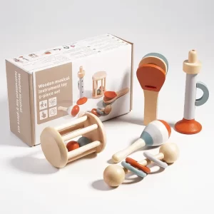 Wooden Musical Instrument Set