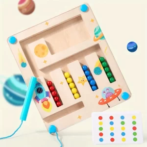 Magnetic Colour Sorting Bead Maze