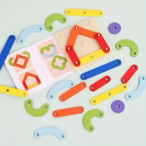 Mini Wooden Puzzle Pegboard
