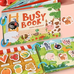 Farm Theme Alphabet Busy Book