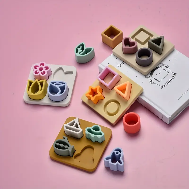 Silicone Shape Sorter Puzzle