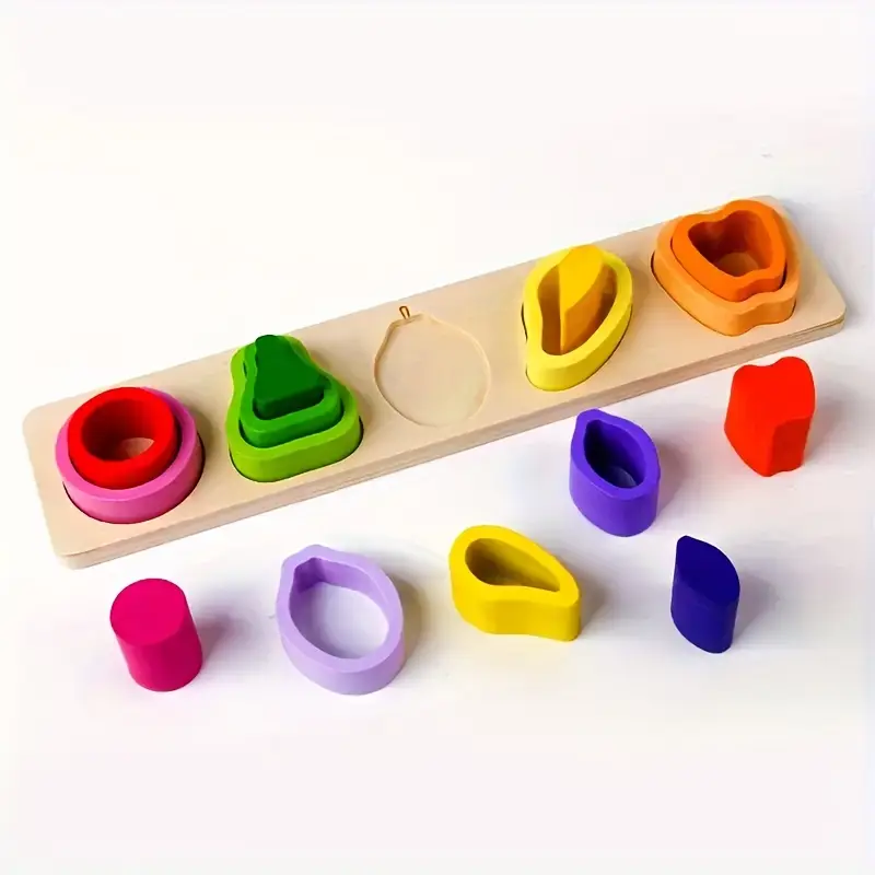 Wooden Fruit Shape Sorter