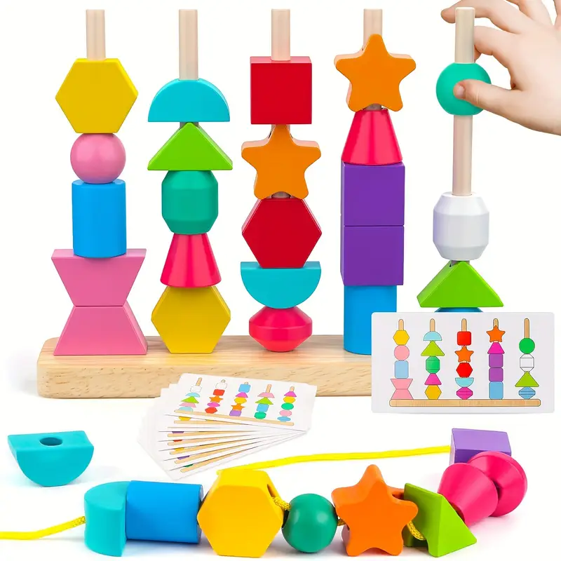 Wooden Beads Sequencing Toy